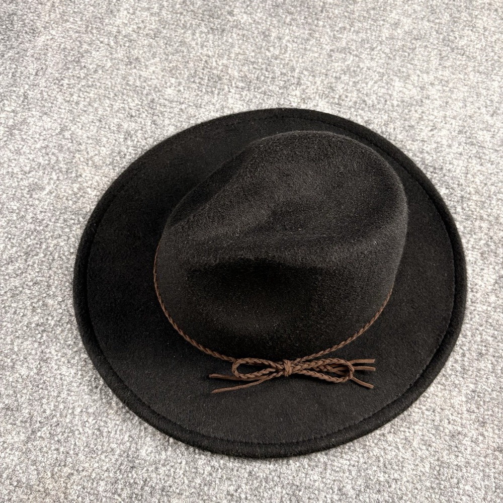 Black Cowboy Hat OSFM Wide Brim Western Rancher Cowgirl Cowboy Boho Festival